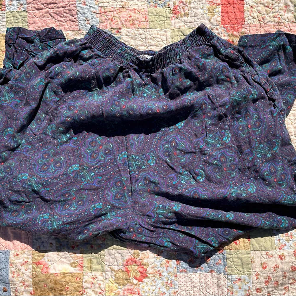 Dark blue harem pants